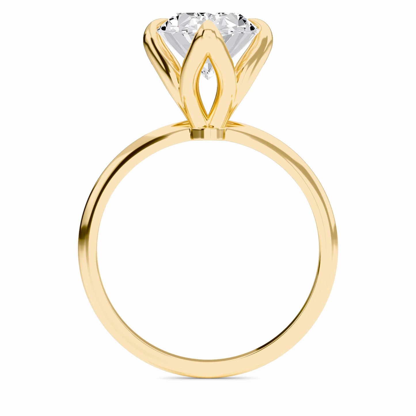 Oval Solitaire Certified Lab Diamond Engagement Ring - Srimayi
