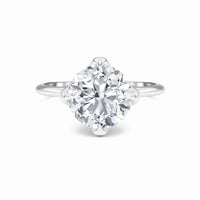 Round Solitaire Certified Lab Diamond Engagement Ring - Srimayi