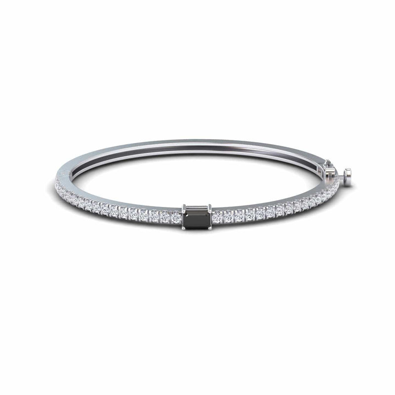 black and diamond bracelet