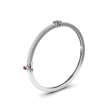 Salt & Peper Diamond Fancy Bangle Bracelet - Amandine