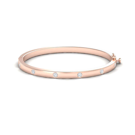 Diamond Bezel-Set Bracelet - Flavia