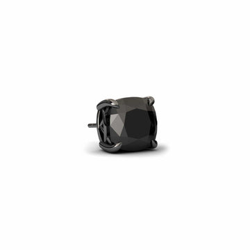 Black Diamond Men's Stud Earrings - Deborah