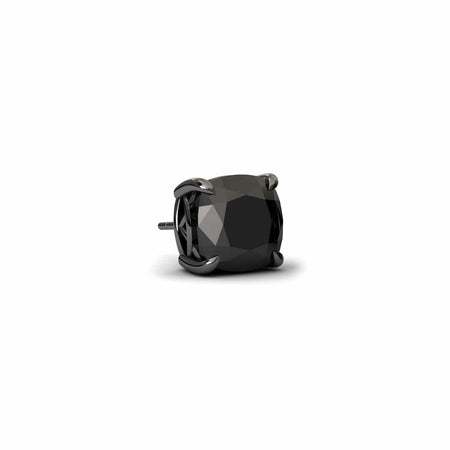 Black Diamond Men's Stud Earrings - Deborah