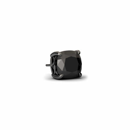 Black Diamond Men's Stud Earrings - Deborah