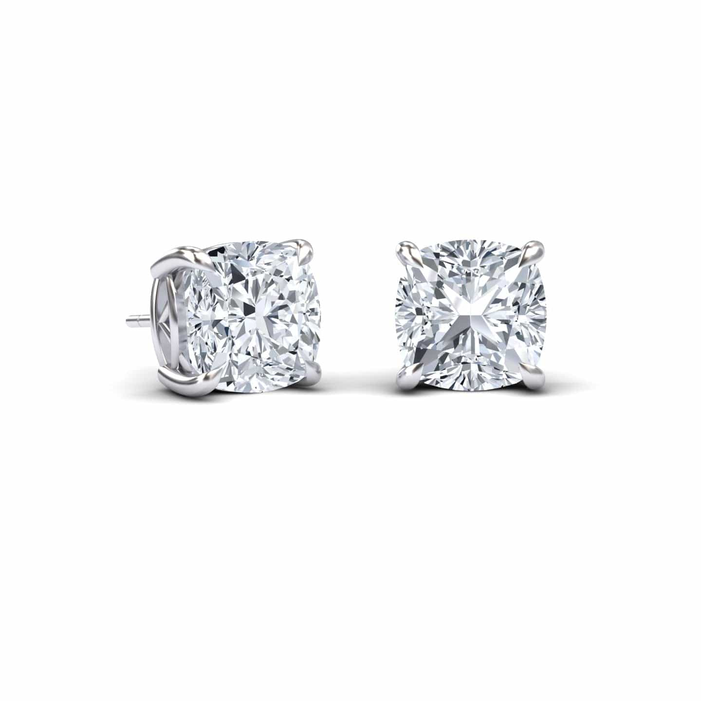 Moissanite Stud Earrings - Deborah
