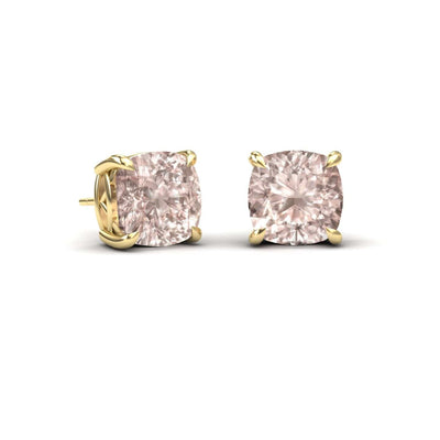 Morganite Stud Earrings