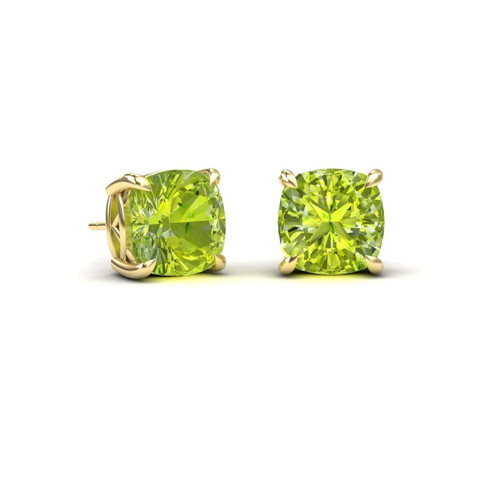 Peridot Stud Earrings - Deborah