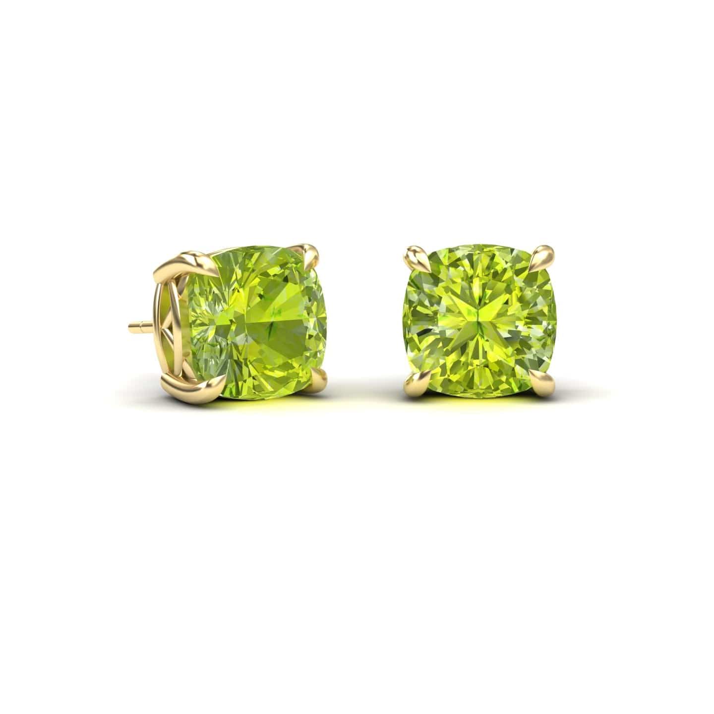 Peridot Stud Earrings - Deborah