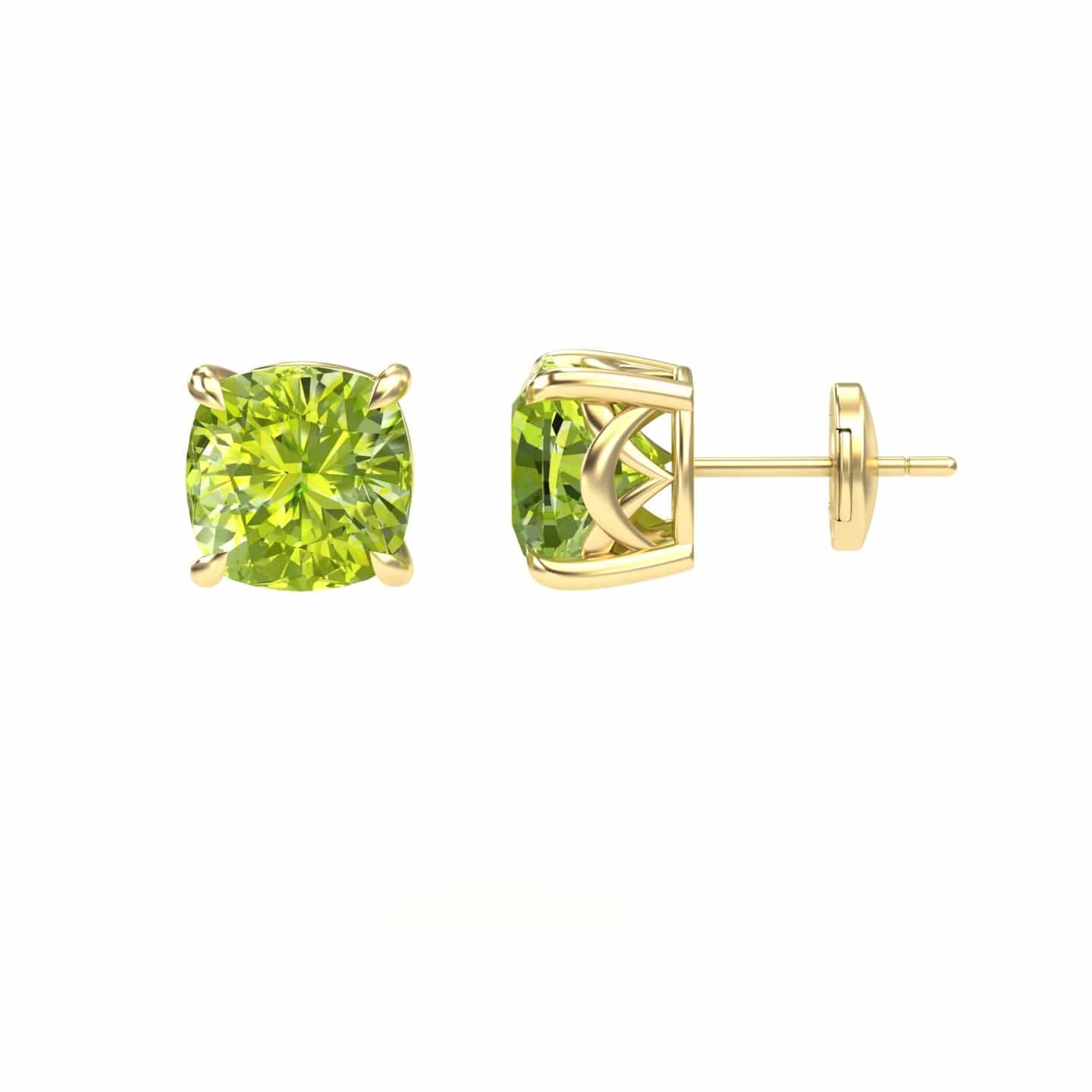 Peridot Stud Earrings - Deborah