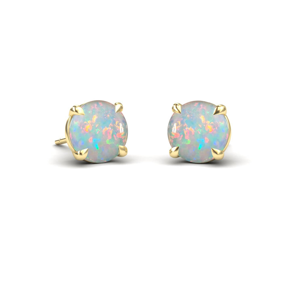 Opal Stud Earrings - Gauri