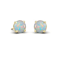 Opal Stud Earrings - Gauri