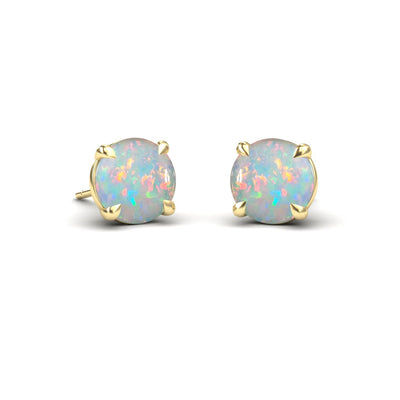 Opal Stud Earrings