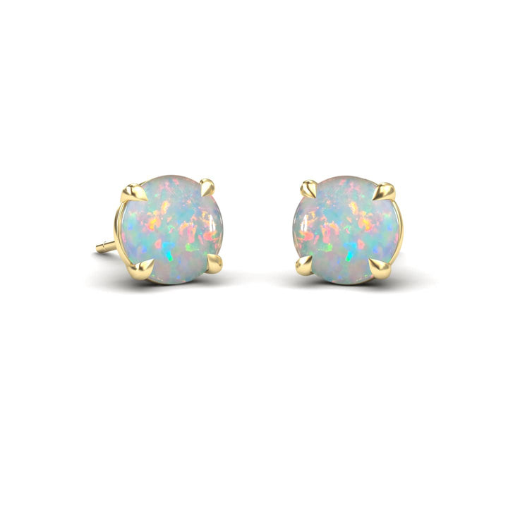 Opal Stud Earrings - Gauri
