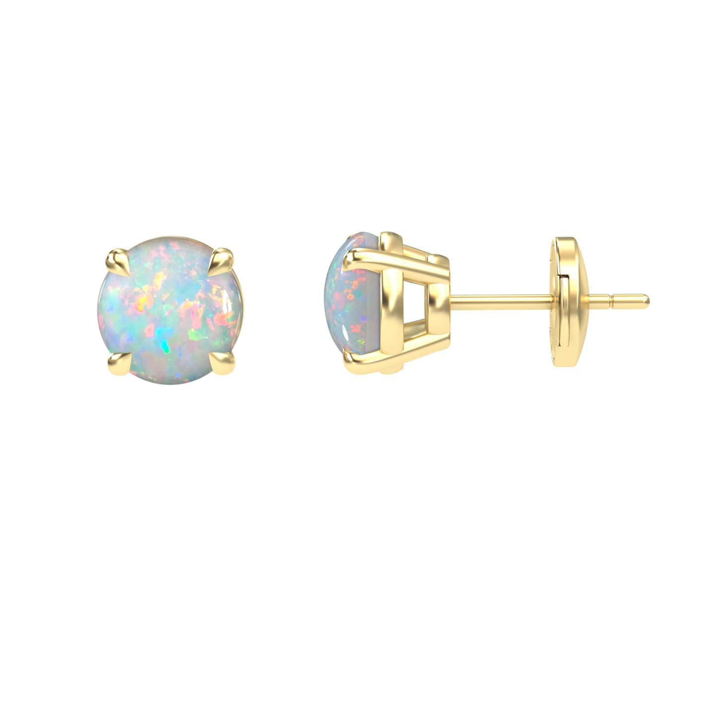 Opal Stud Earrings - Gauri