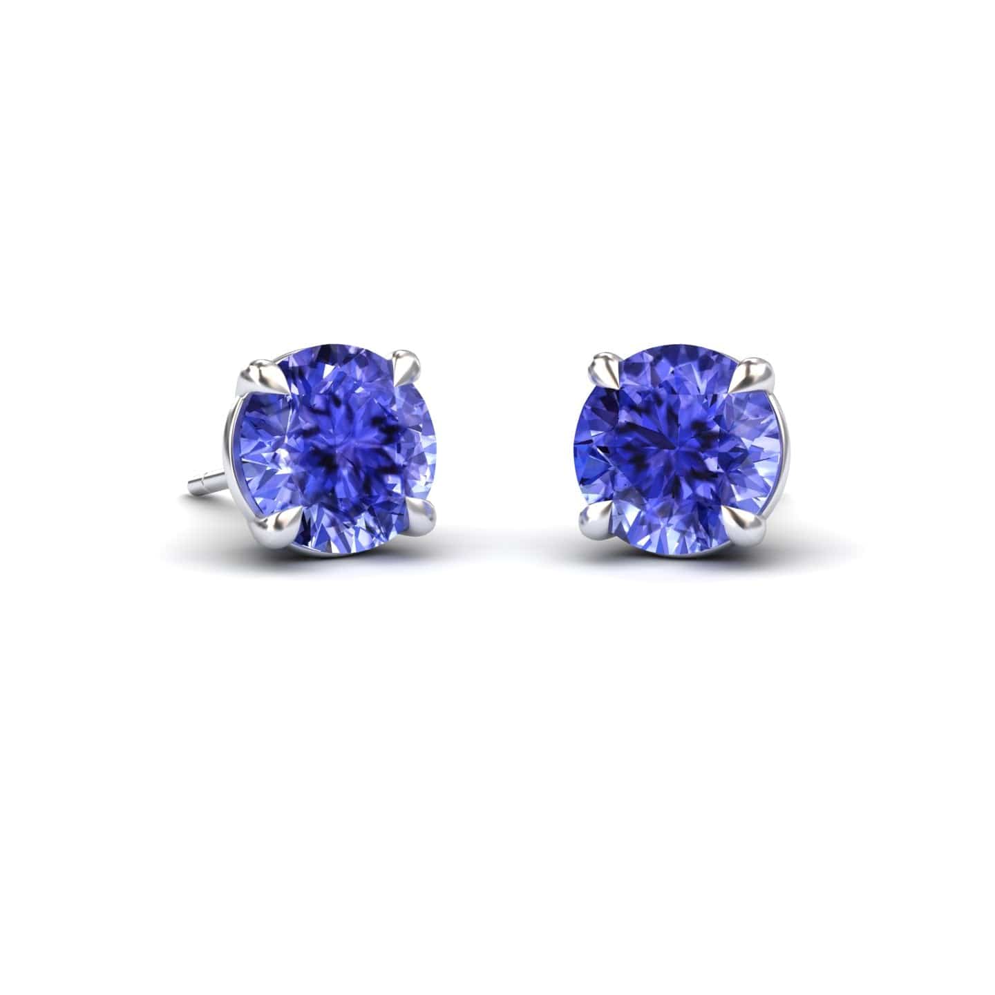 Tanzanite Stud Earrings - Gauri