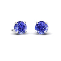 Tanzanite Stud Earrings - Gauri