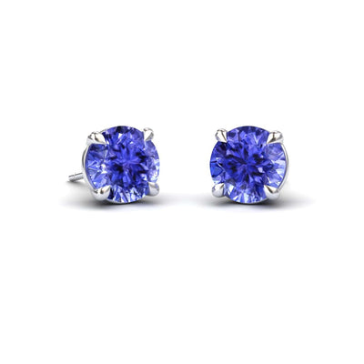 Tanzanite Stud Earrings