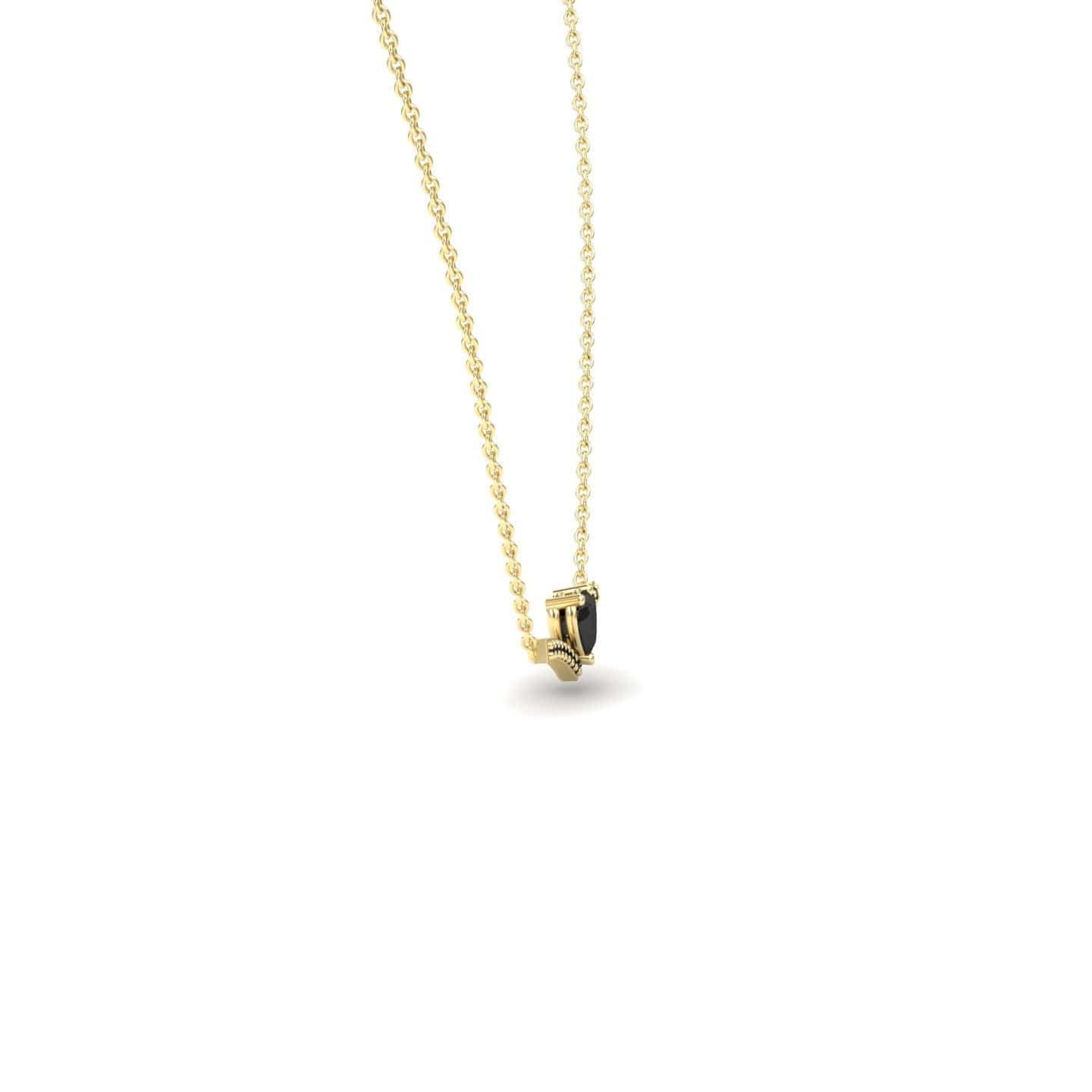 Black Diamond Chevron Necklace - Summer