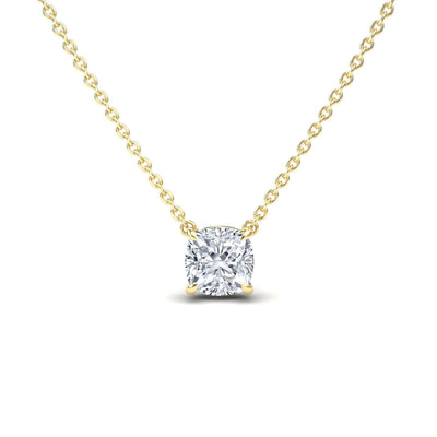 Lab Grown Moissanite Solitaire Necklace