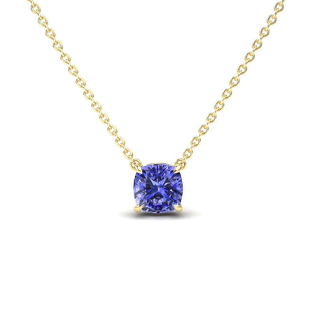 Tanzanite Solitaire Necklace - Breanna