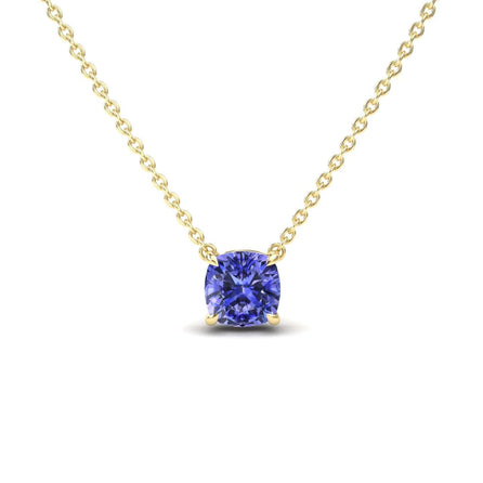Tanzanite Solitaire Necklace - Breanna