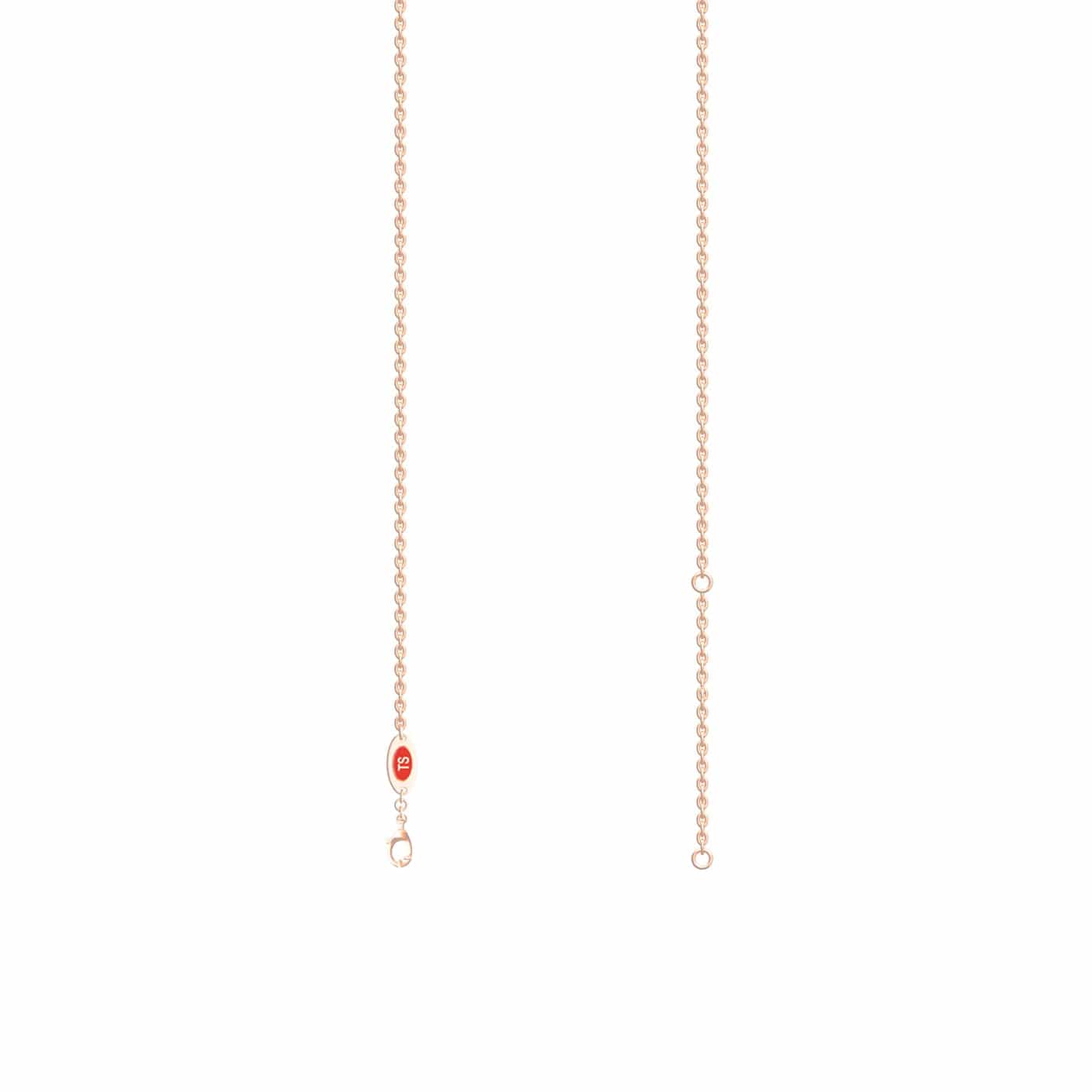 Lab Grown Ruby & Diamond Halo Necklace - Fabiola
