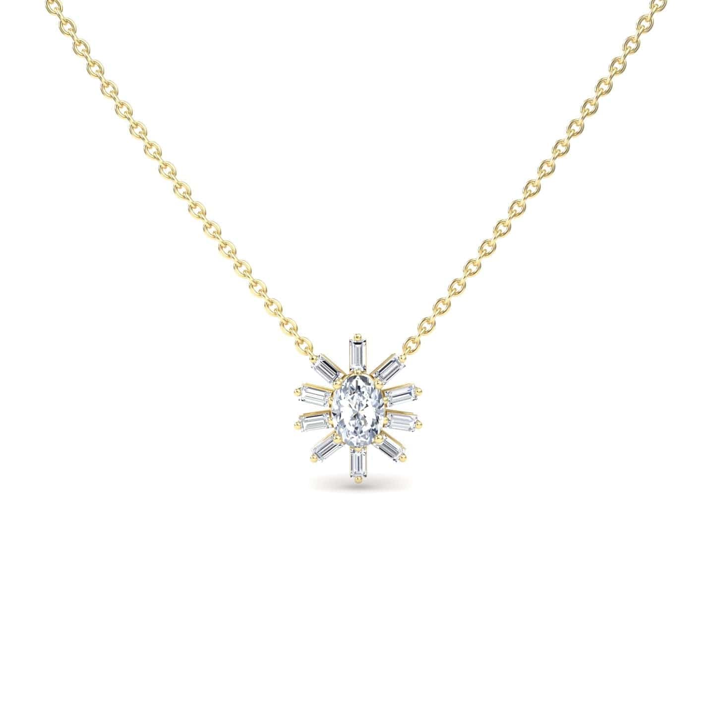 Diamond Starburst Necklace - Laura