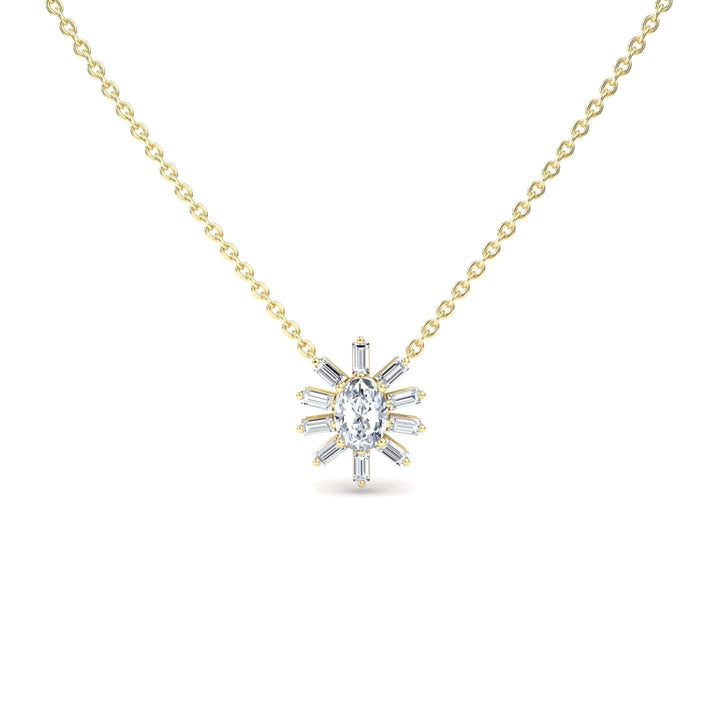 Diamond Starburst Necklace - Laura
