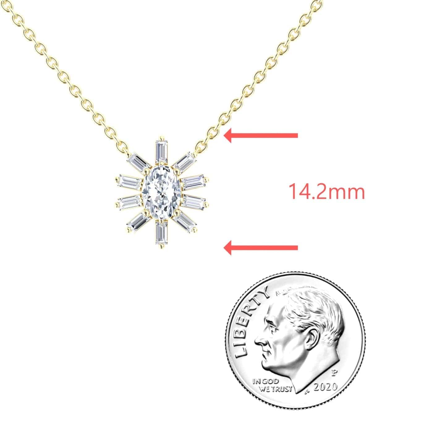 Diamond Starburst Necklace - Laura