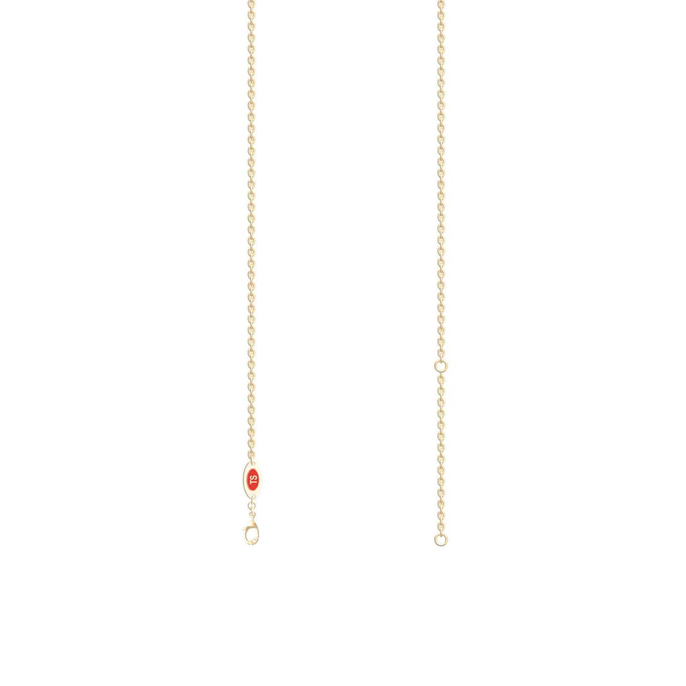 Aquamarine Infinity Teardrop Necklace - Paulina
