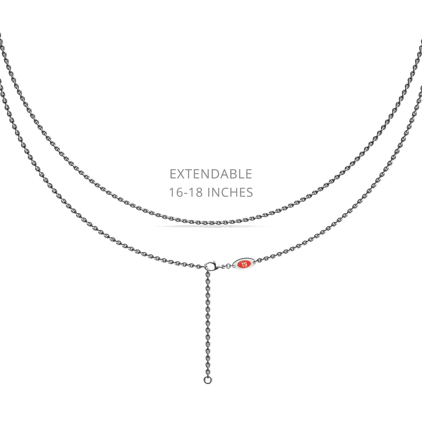 Black Diamond Circle Necklace - Aileen