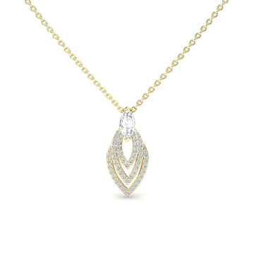 Lab Grown Diamond Layered Necklace - Salma