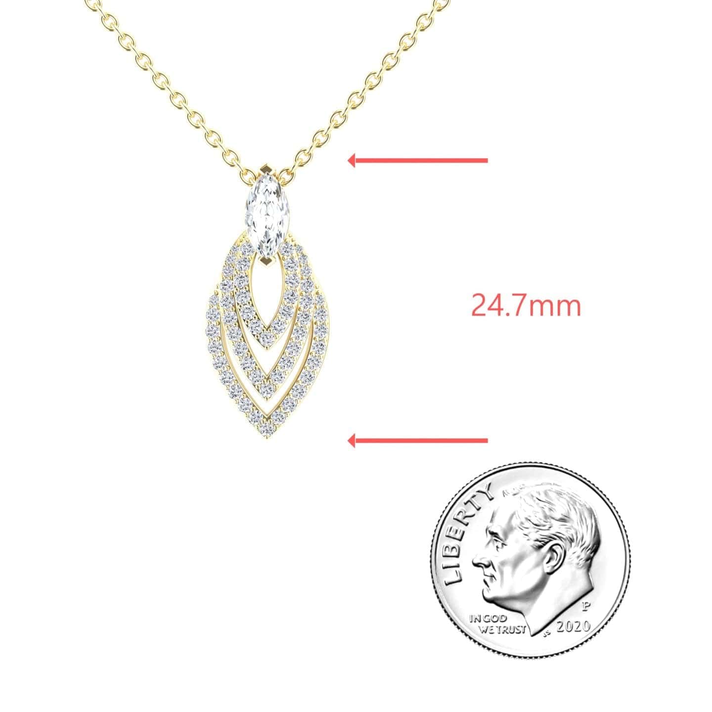 Lab Grown Diamond Layered Necklace - Salma
