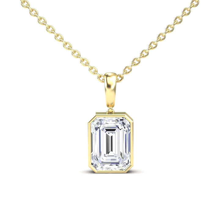 Lab Grown Moissanite Solitaire Necklace - Jovana