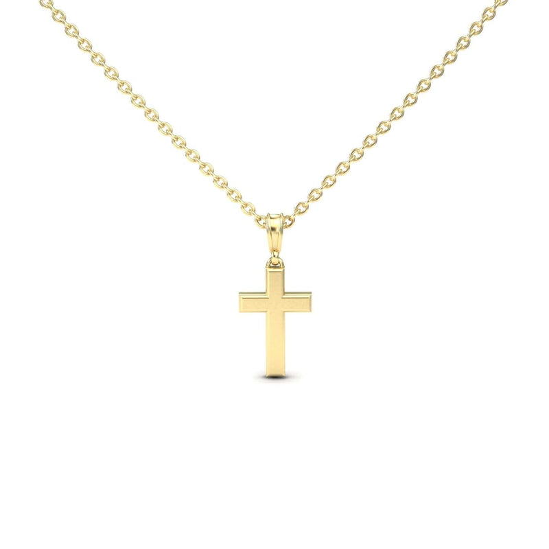Minimalist Gold Cross Necklace - Delilah