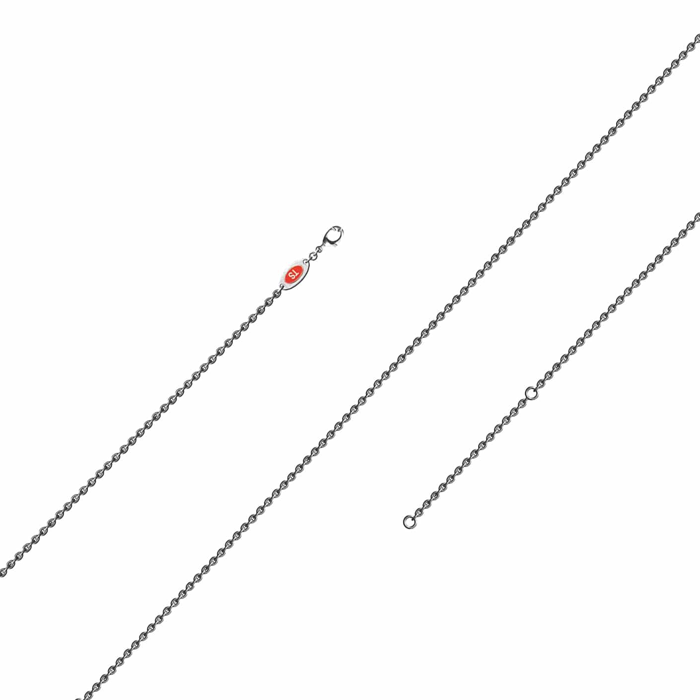 Black Diamond Bezel-Set Cross Necklace - Aleena