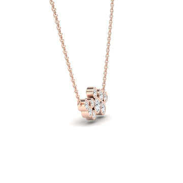 White Diamond Bubble Necklace - Harini