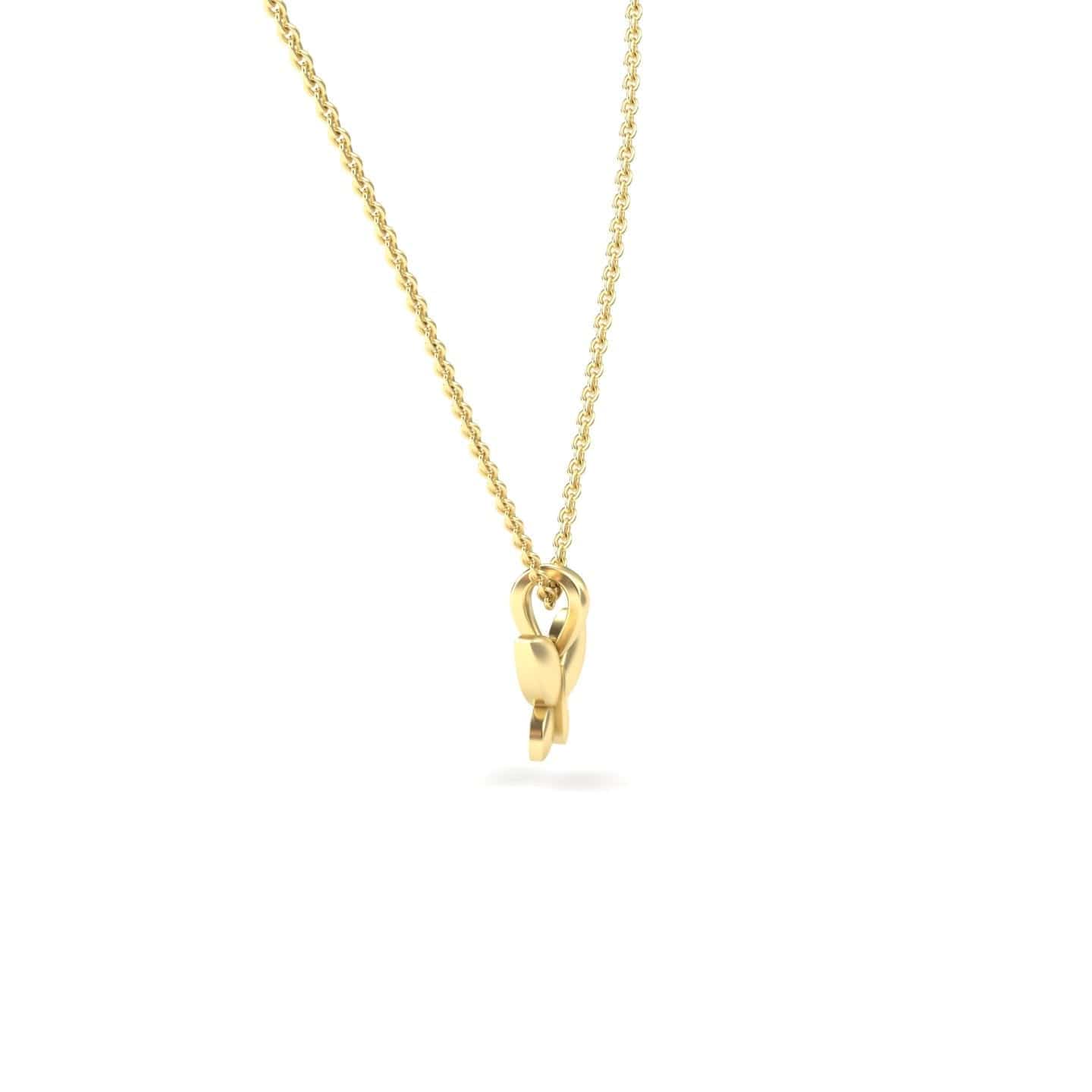 Minimalist Gold Butterfly Charm Necklace - Alessandra