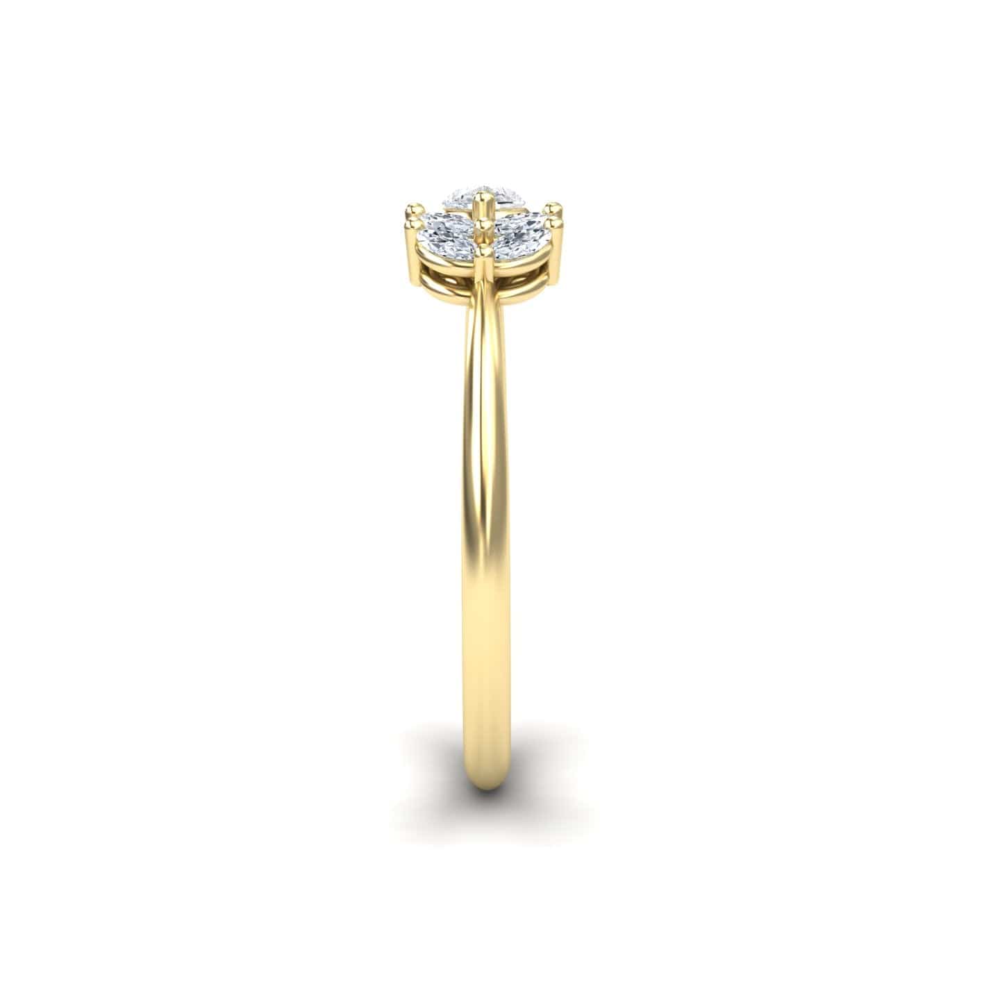White Diamond Fancy Ring - Julia