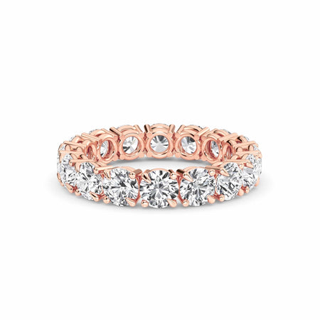 White Diamond Prong Set Eternity Band - Mehak
