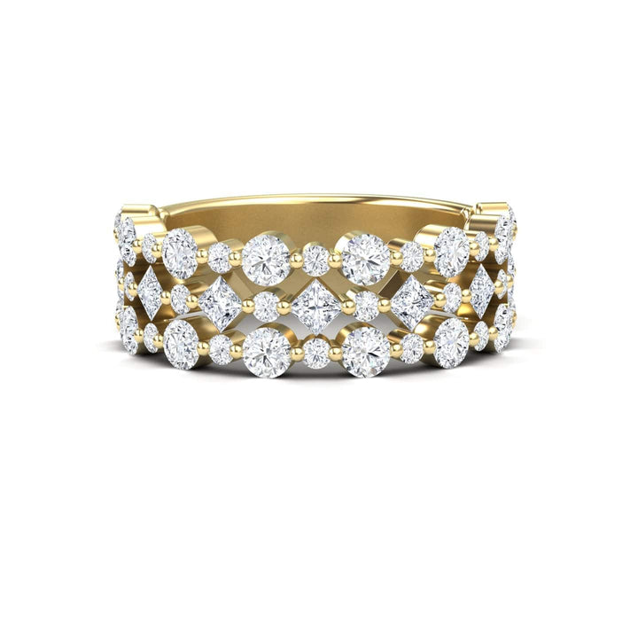 Diamond Lace Band Ring - Victoria