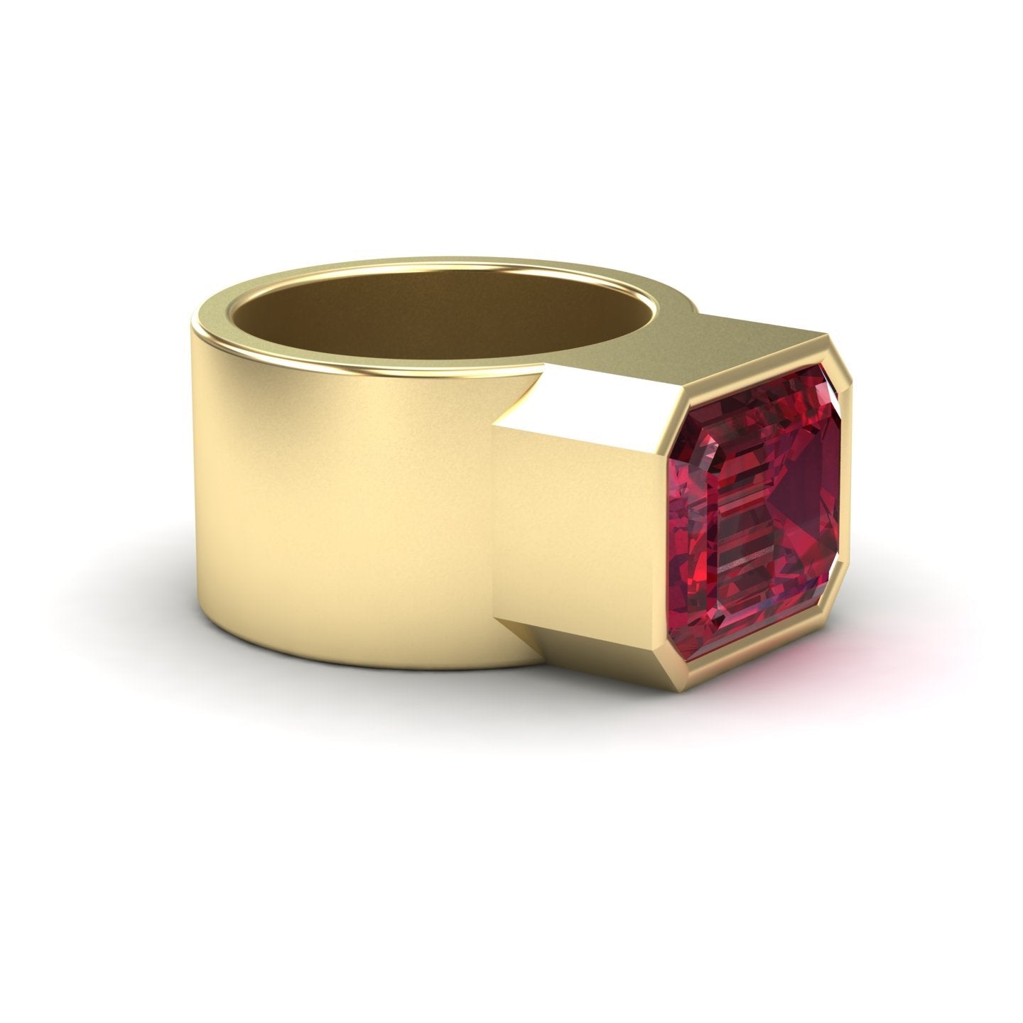 Lab Grown Ruby Statement Ring - Aparna