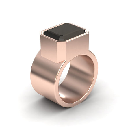 Black Onyx Statement Ring - Aparna