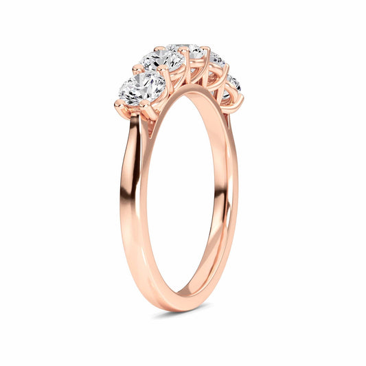 Classic 5-Stone Diamond Anniversary Band - Rylee