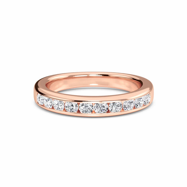 Classic Channel-Set Diamond Band - Ishita