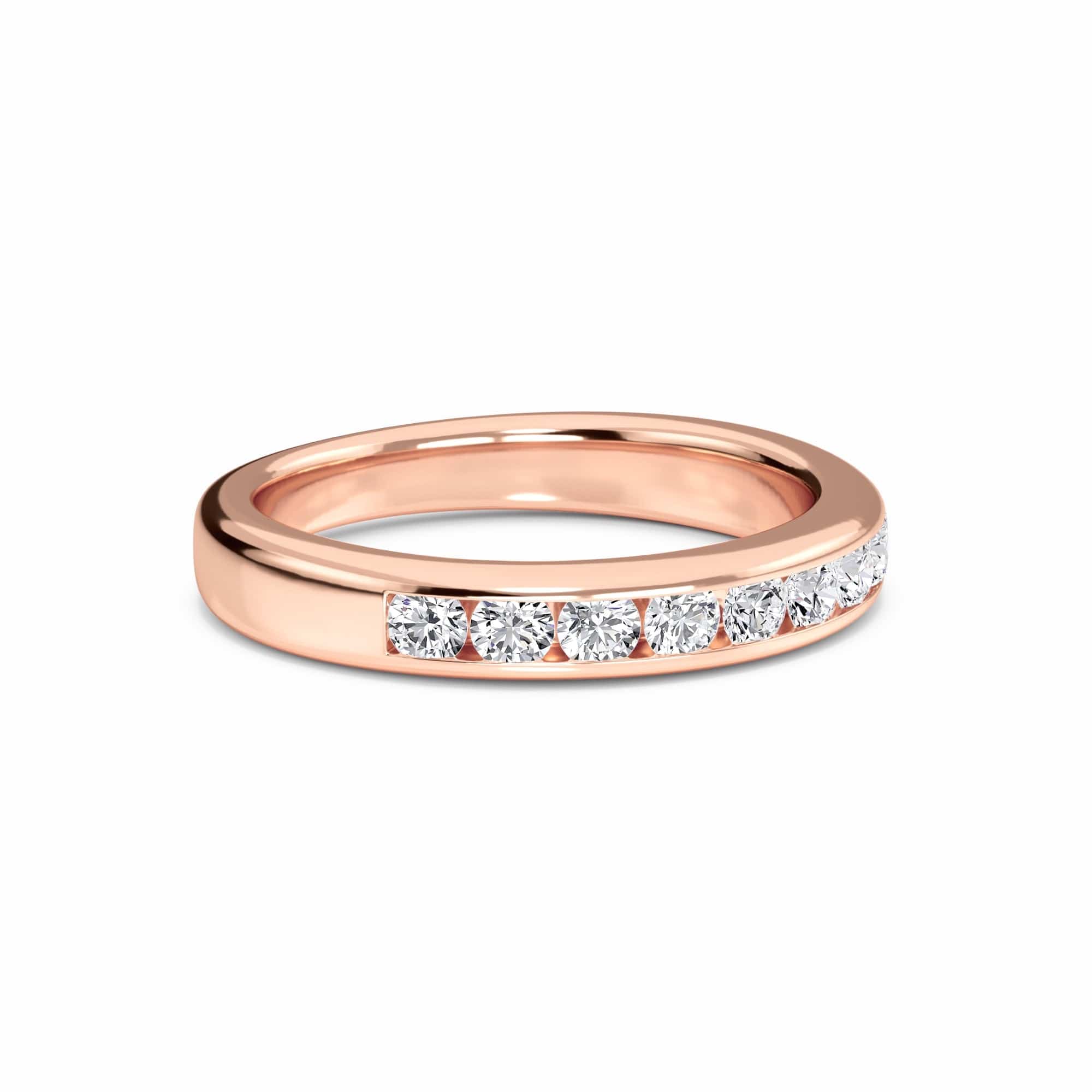 Classic Channel-Set Diamond Band - Ishita
