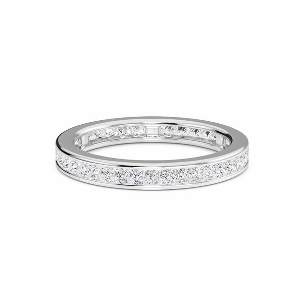 Channel-Set Diamond Eternity Band - Eloise
