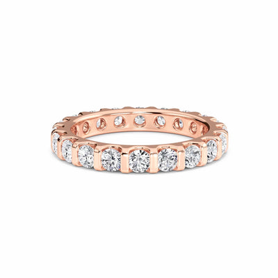 White Diamond Eternity Wedding Band