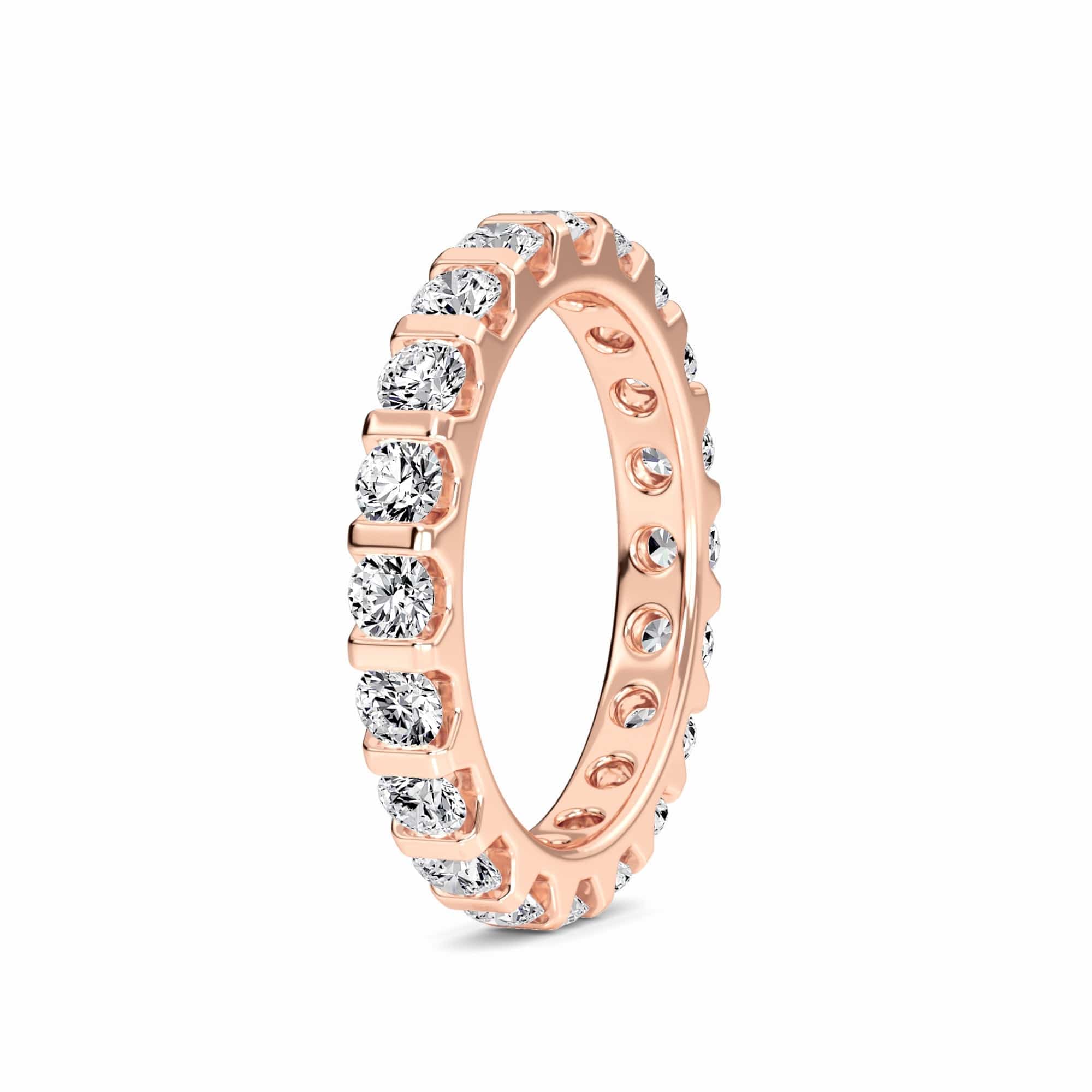 White Diamond Eternity Wedding Band - Vanya
