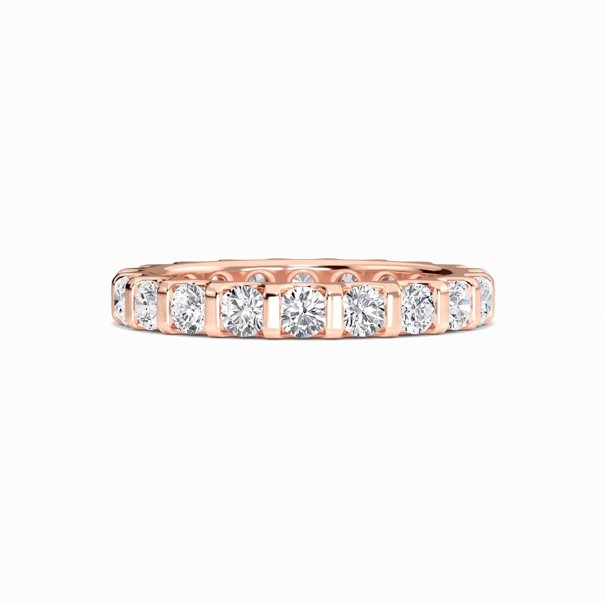White Diamond Eternity Wedding Band - Vanya